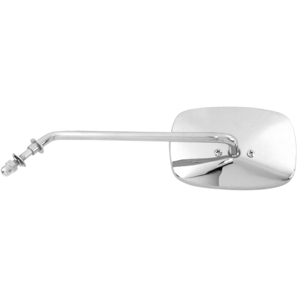 EMGO 0640-0802 20-21712 Chrome Universal Steel Mirror Long Stem Mirror - Left