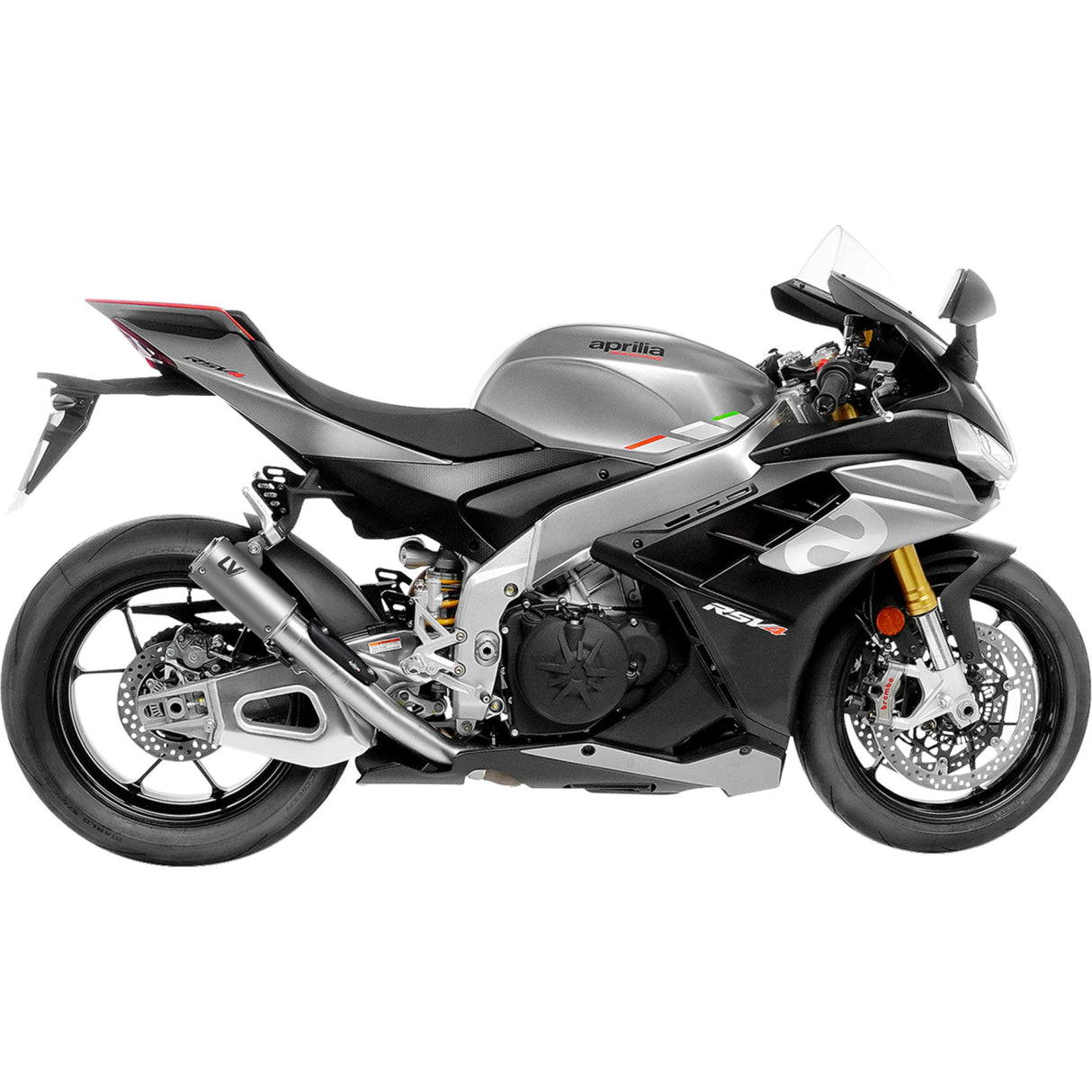 LEOVINCE 1811-4842 15401STU LV Corsa S Slip-On Muffler titanium - aprilia rsv4 tuono v4