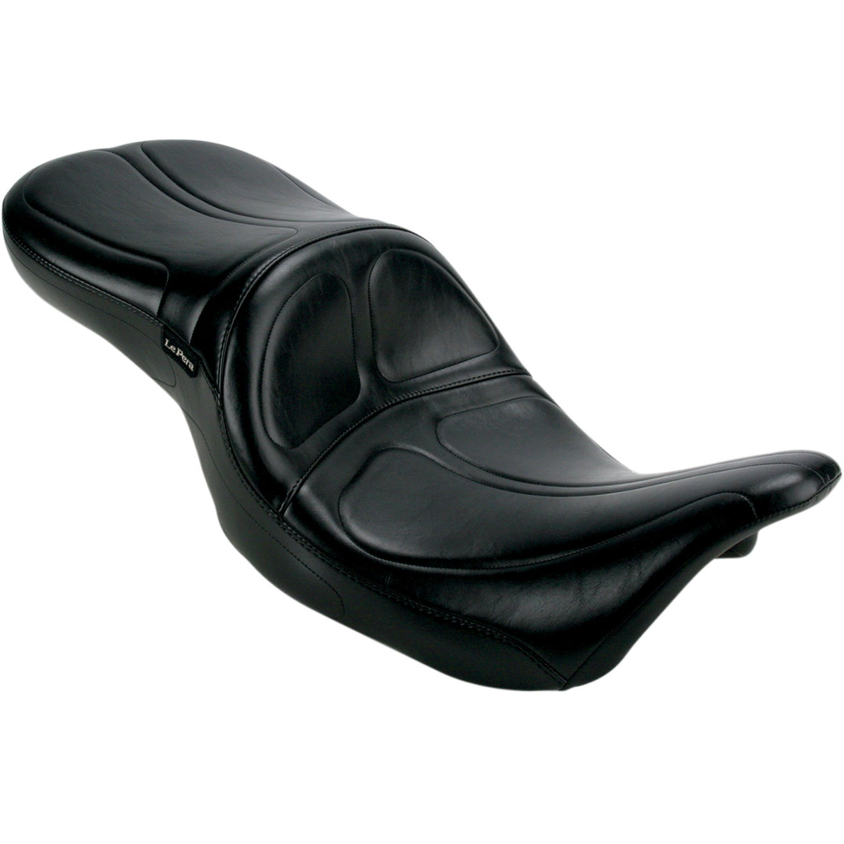 LePera Maverick Seat Without Backrest Stitched Black - LK-957 For Harley Touring 2008-2023