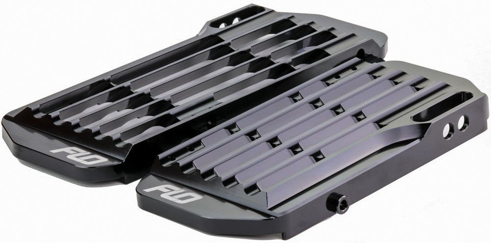 Flo Motorsports High Flow Radiator Braces Black - FLO755BLK Honda CRF450R / CRF450X / CRF250R 2017-2020