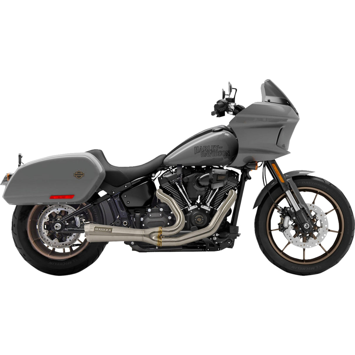 Bassani Xhaust The Ripper 2-Into-1 Exhaust System - 1S74SS For Harley Softail 2018-2024