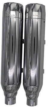 Tab Performance 151-1290-B4-Z 14-Up Harley Davidson Sportster XL Chrome Tip Slip On Muffler Compatible Exhaust Pipes-Zombie Baffles (Loud)-3.5 Inch Black Billet Aluminum Twist End Cap-Sportster