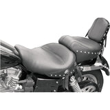 Mustang Studded 2-Up Seat - 75530 For Harley Dyna 1996-2003