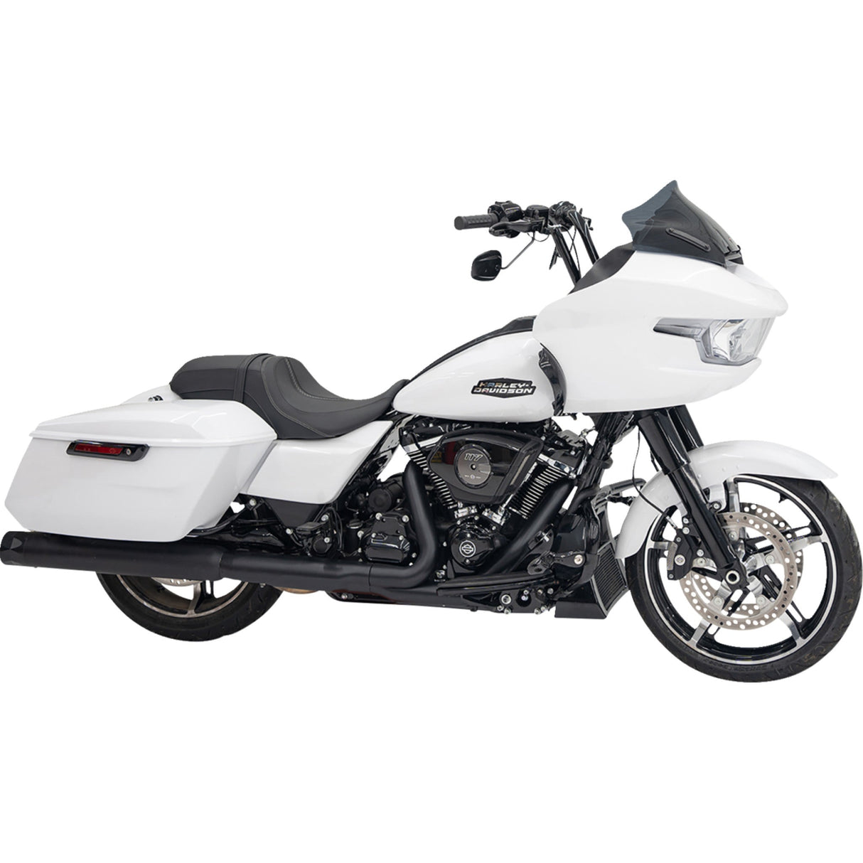 Klock Werks Sport Flare® Windshield 10" Dark Smoke - KWW-01-0706-DS For Harley Road Glide 2023-2026