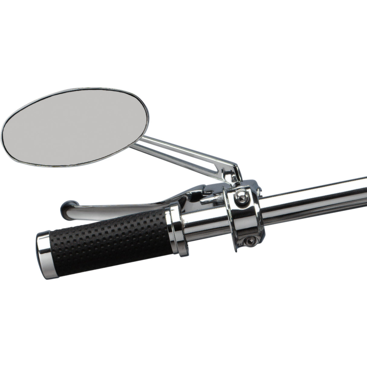 DRAG SPECIALTIES Stealth Mirror - Side View Oval Chrome