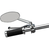 DRAG SPECIALTIES Stealth Mirror - Side View Oval Chrome