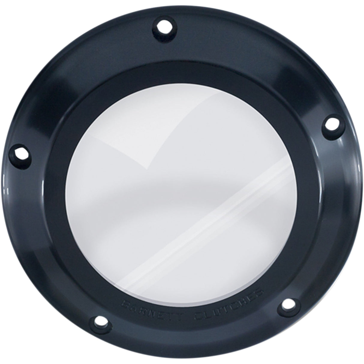 Barnett Scorpion Series Derby Cover Black Anodized 5 Hole - 343-30-44013 For Harley Motorcycles 2007-2018