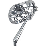ARLEN NESS 0640-1206 13-165 Caged Series Mirror Mirror - Side View - Caged Series/Deep Cut - Chrome - Left