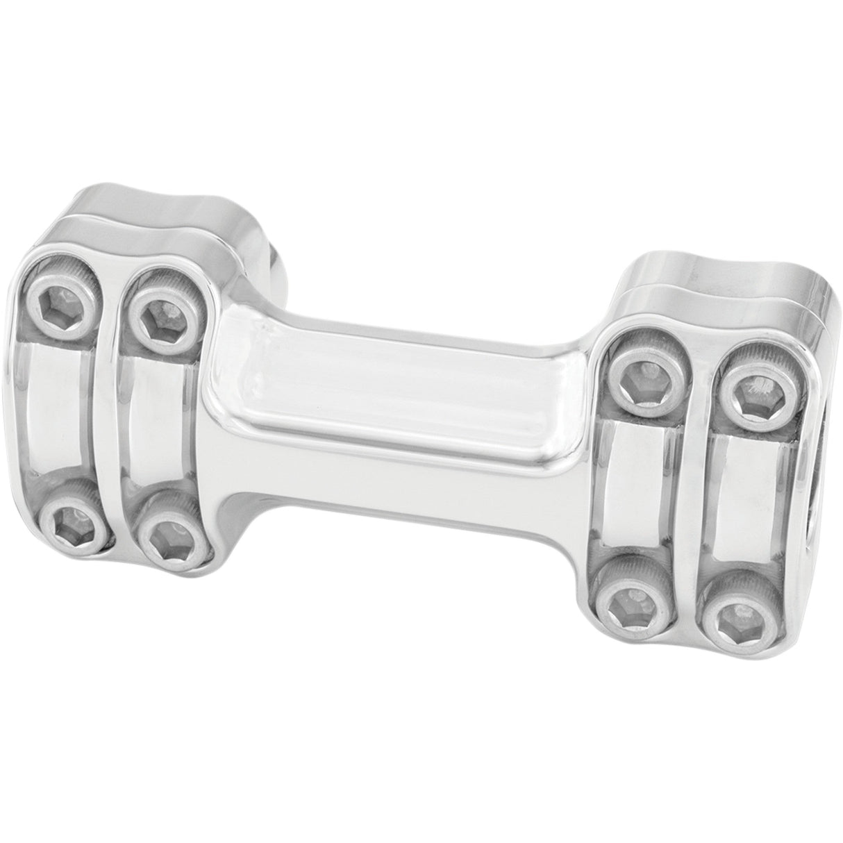 RSD 0602-0704 0208-2103-CH Nostalgia One-Piece Handlebar Riser - Risers - Nostalgia - Four Bolt - 1" - Chrome