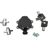 DRAG SPECIALTIES 2106-0412 Side Hinge Ignition Switch with saddlebag lock - gloss black