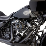 Arlen Ness Inverted Series Air Cleaner Kit — 15-Spoke Black - 18-997 For Harley Motorcycles 2017-2025