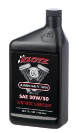 Klotz Oil Synthetic Lubricant 20W50 1QT - KH-2050 For Harley Motorcycles 1984-2006