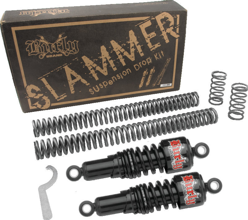 Burly Brand Slammer Kit - B28-1003B For Harley Dyna 2006-2017
