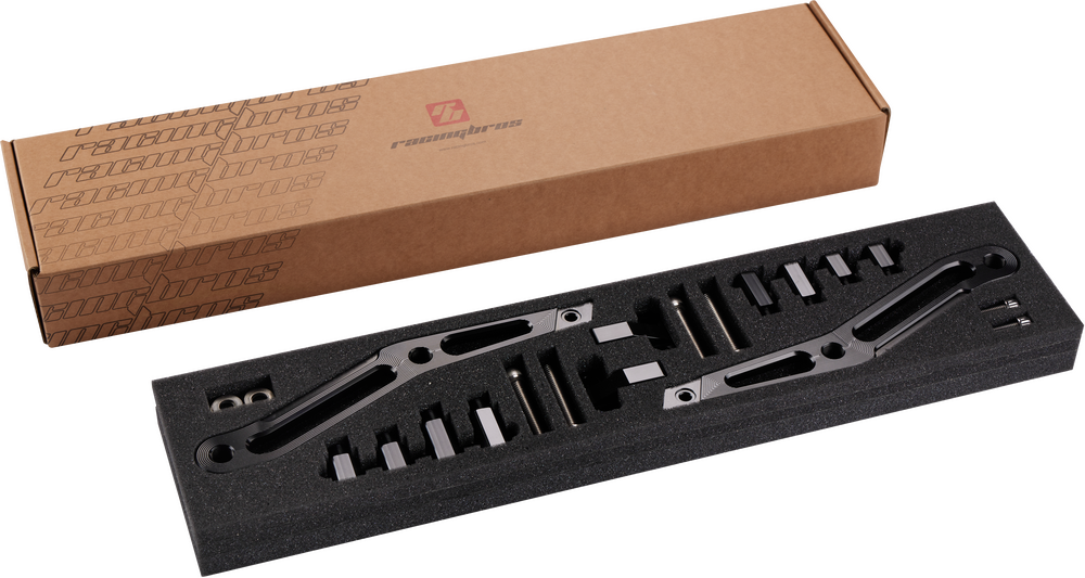 Racing Brothers Remote Reservoir Mounting Bracket Kit - R1600127 For Harley Touring 2014-2026