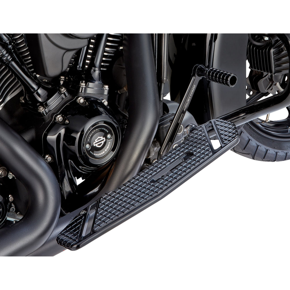 Arlen Ness SpeedLiner Driver Floorboards Driver Black - 410-020 For Harley Motorcycles 1980-2026