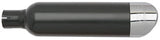 Tab Performance 161-2209-C-2.25 14-21 Harley Davidson Street 500/570 Black Tip Compatible Street Exhaust Pipes 2.25 Inch Louvered Core Baffles (Medium) 4 Inch Chrome Slash Cut Tip