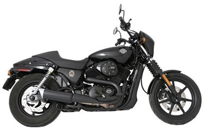Tab Performance 161-2209-C-Z 14-21 Harley-Davidson Street Tip Compatible Slip-on Exhaust Black 4 Inch Chrome Slash Cut Tip Zombie Baffles (Loud)