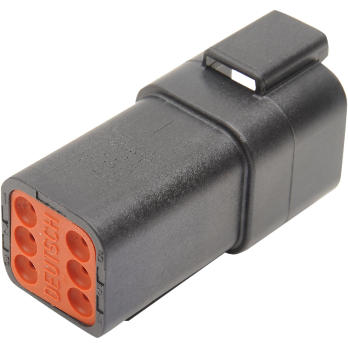 NAMZ 2120-0046 DR-6B Deutsch DT Sealed Connector Component — Wiring Connector Deutsch Receptacle - 6 Pin - Black