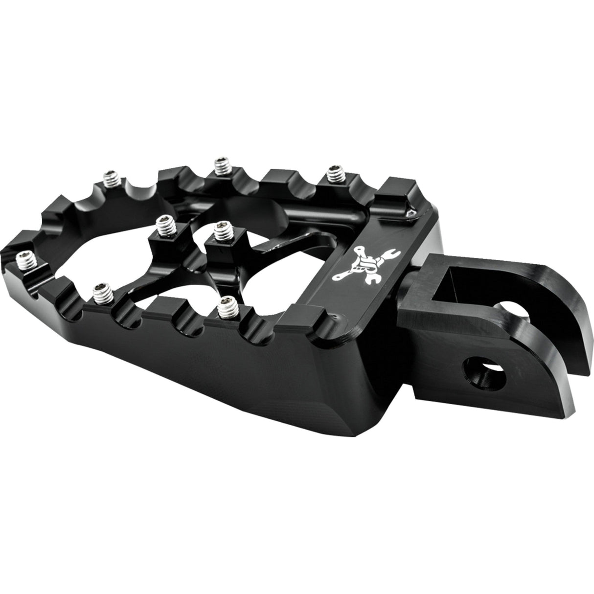 BURLY BRAND 1620-2637 B13-1016B MX Evolution Pegs - Black - Softail