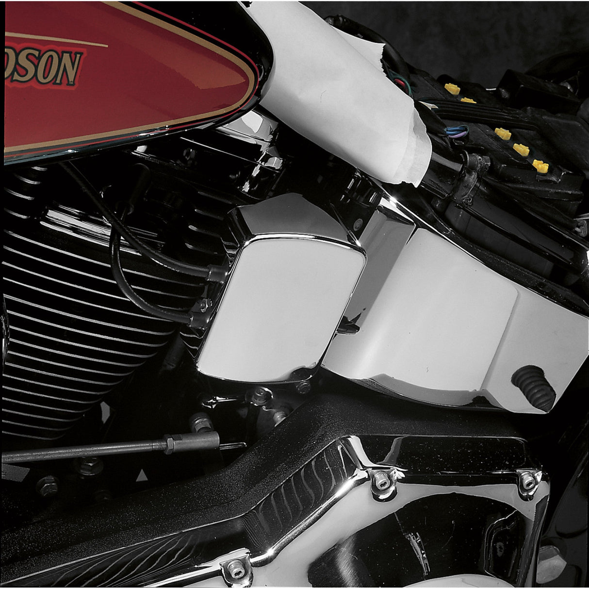 Drag Specialties Smooth Coil Cover Chrome For Harley Motorcycles 1965-1999
