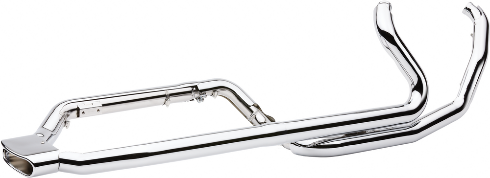 Cobra Powerport Dual Headpipes Chrome FLH FLT - 6253DB1 For Harley Touring 2009-2016
