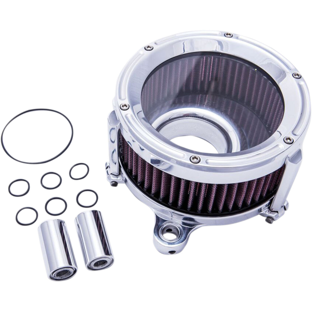 Trask Assault Charge Breather Air Cleaner - TM-1020CH For Harley Motorcycles 2008-2017