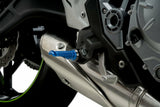 Puig Hi-Tech Parts Footpegs R-Fighter Blue - 9192A For Ducati Motorcycles 2008-2020 | Honda Motorcycles 2000-2021 | Triumph Motorcycles 2008-2021