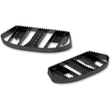 Burly Brand MX Style Driver And Passenger Floorboards Black - B13-1050B For Harley Motorcycles 1985-2026