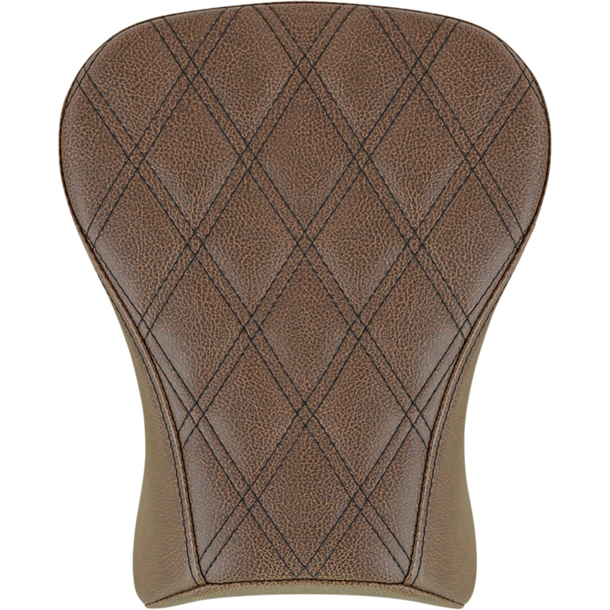 Saddlemen Renegade™ Lattice Stitch Pillion Pad Touring Lattice Stitched Brown - 818-29-012BLS For Harley Softail 2018-2026