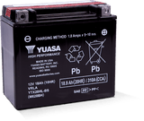 Yuasa Battery YTX20HL-BS High Performance AGM Battery W Bottle - YUAM620BH For Victory Motorcycles 2003-2017 | Harley 1991-2016