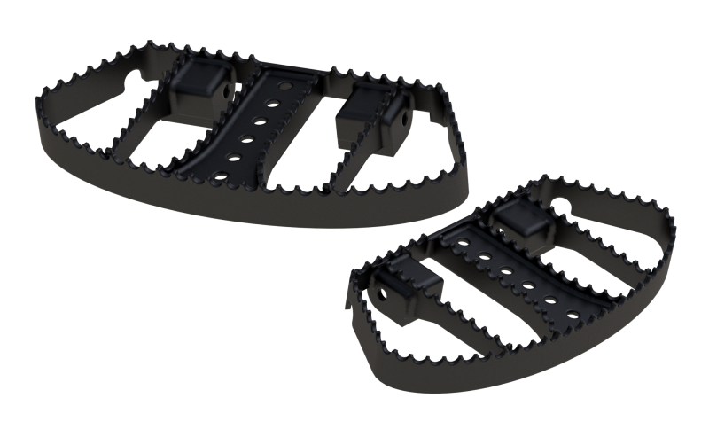 Burly Brand B13-1050B MX Floorboards - Black