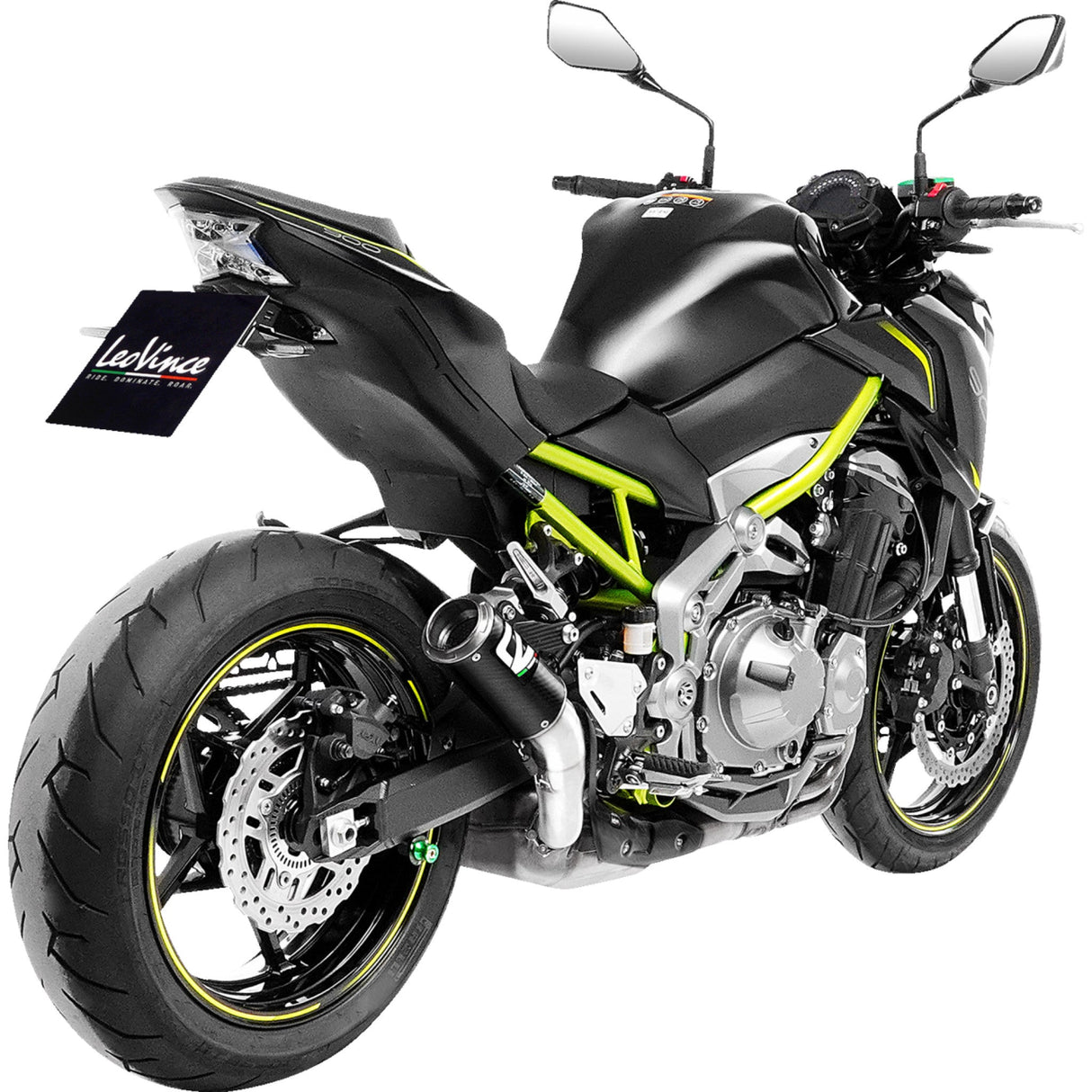 Leovince LV-Corsa Carbon Muffler - 15402CU Kawasaki 900 2017-2025