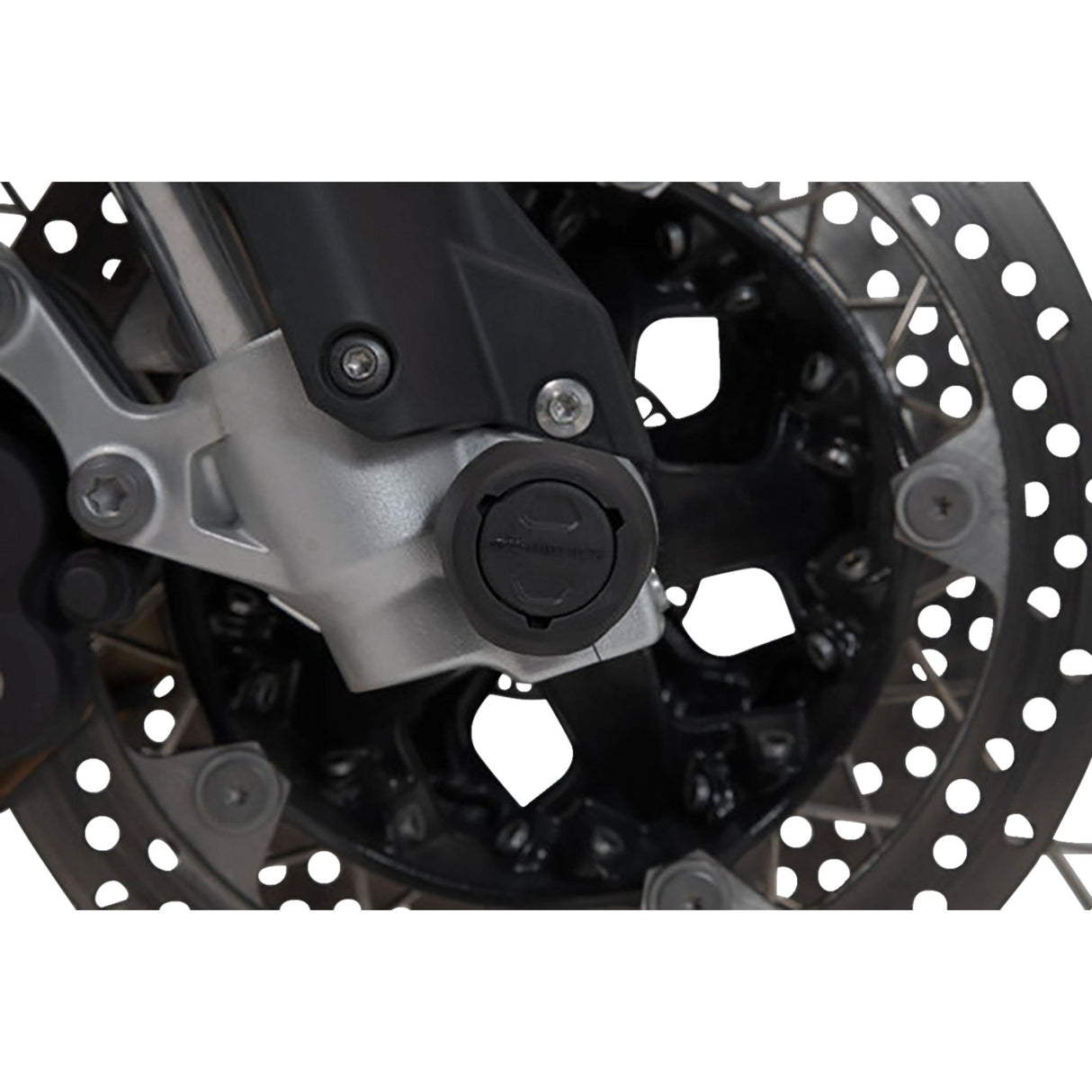 SW-MOTECH 0505-2242 STP.07.176.11502/B Front Axle Slider Axle Sliders - Front - Set - BMW 750/800/850/900