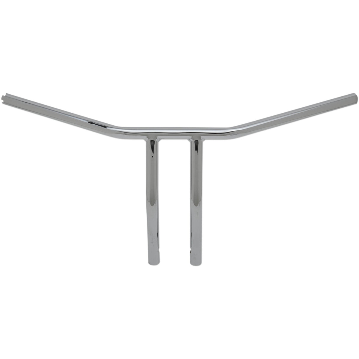 DRAG SPECIALTIES 0601-4230 1" T-Bar dimpled - curved - 10" - chrome