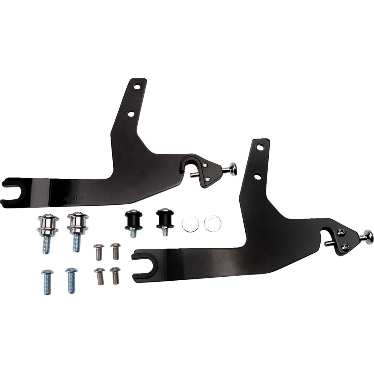 COBRA 1501-0578 602-2041B Detachable Backrest Kit - 14" - Black - Softail