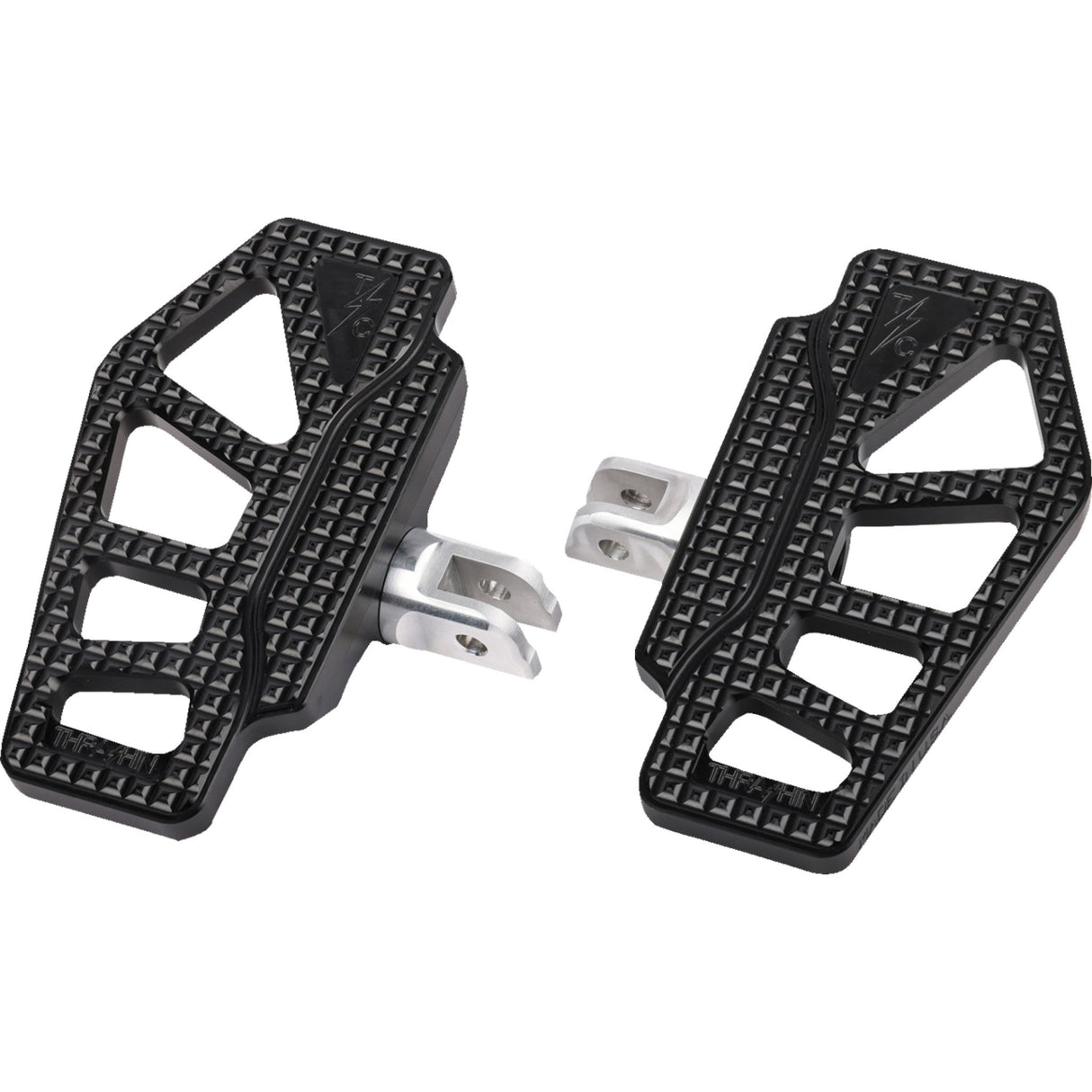 Thrashin Supply CO. Apex Mini Floorboards Driver Black - TSC-2217-1-SF For Harley Softail 2018-2025