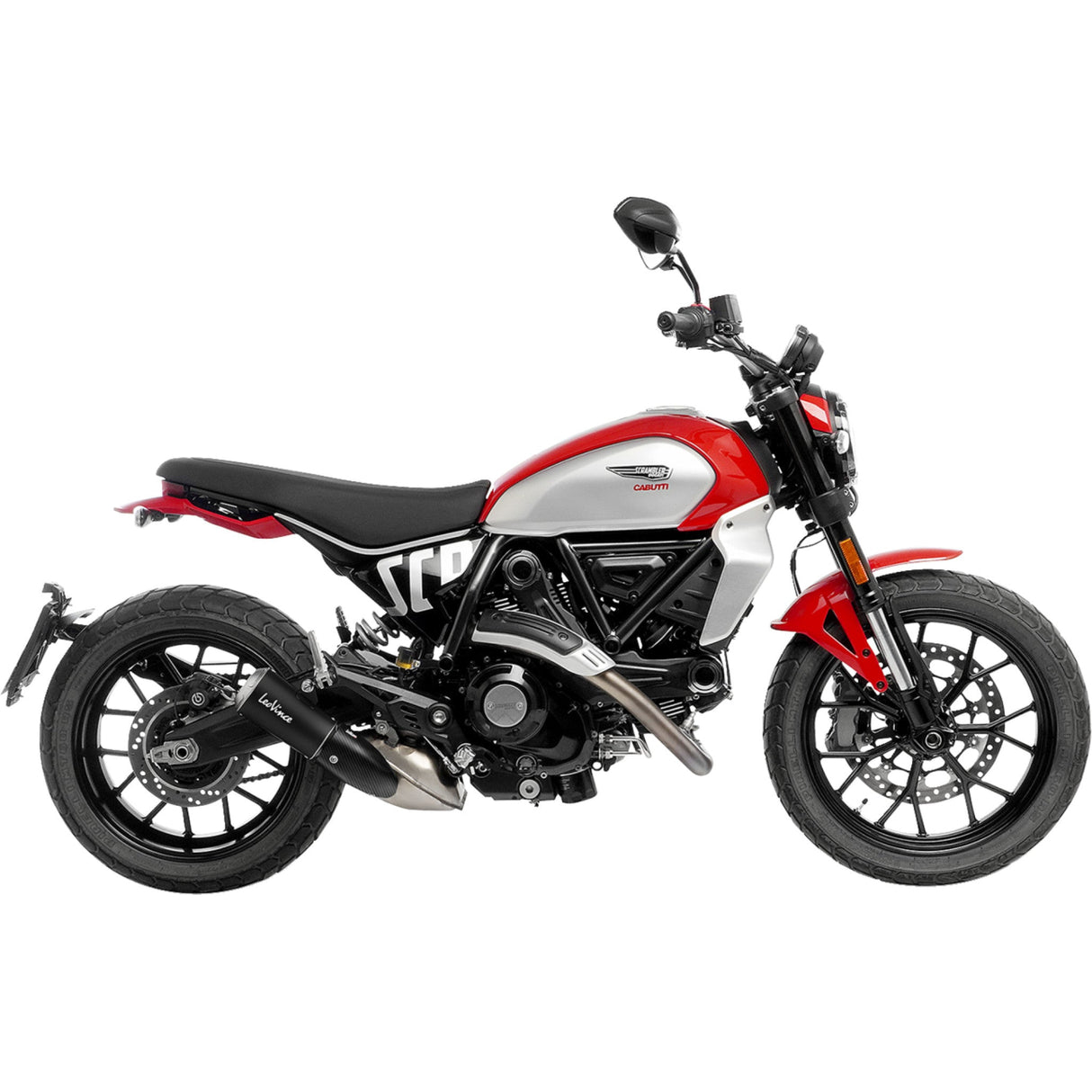 Leovince LV-10 Muffler - 15266B Ducati Scrambler Full Throttle / Scrambler Icon / Scrambler Icon Dark / Scrambler Nightshift 2023-2025