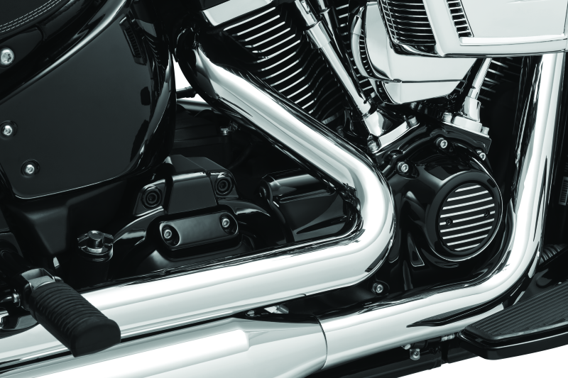 Kuryakyn Precision Tranny Shroud Black - 6457 For Harley Softail 2018-2021