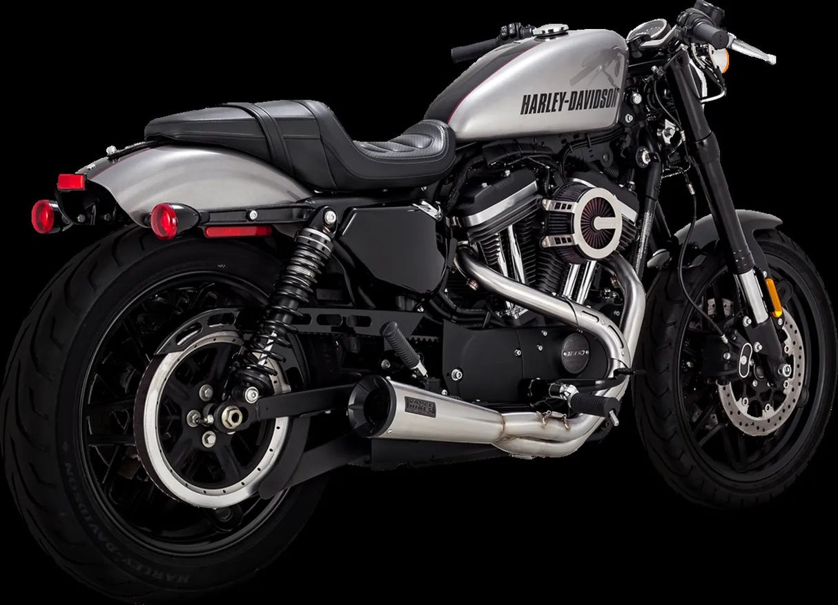 2-into-1 Upsweep Exhaust System - Stainless Steel
