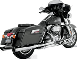 Twin Slash Slip-On Muffler - Chrome