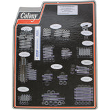 COLONY 2401-1117 1026-P Engine Bolt Kit Bolt Kit - Engine - Chrome