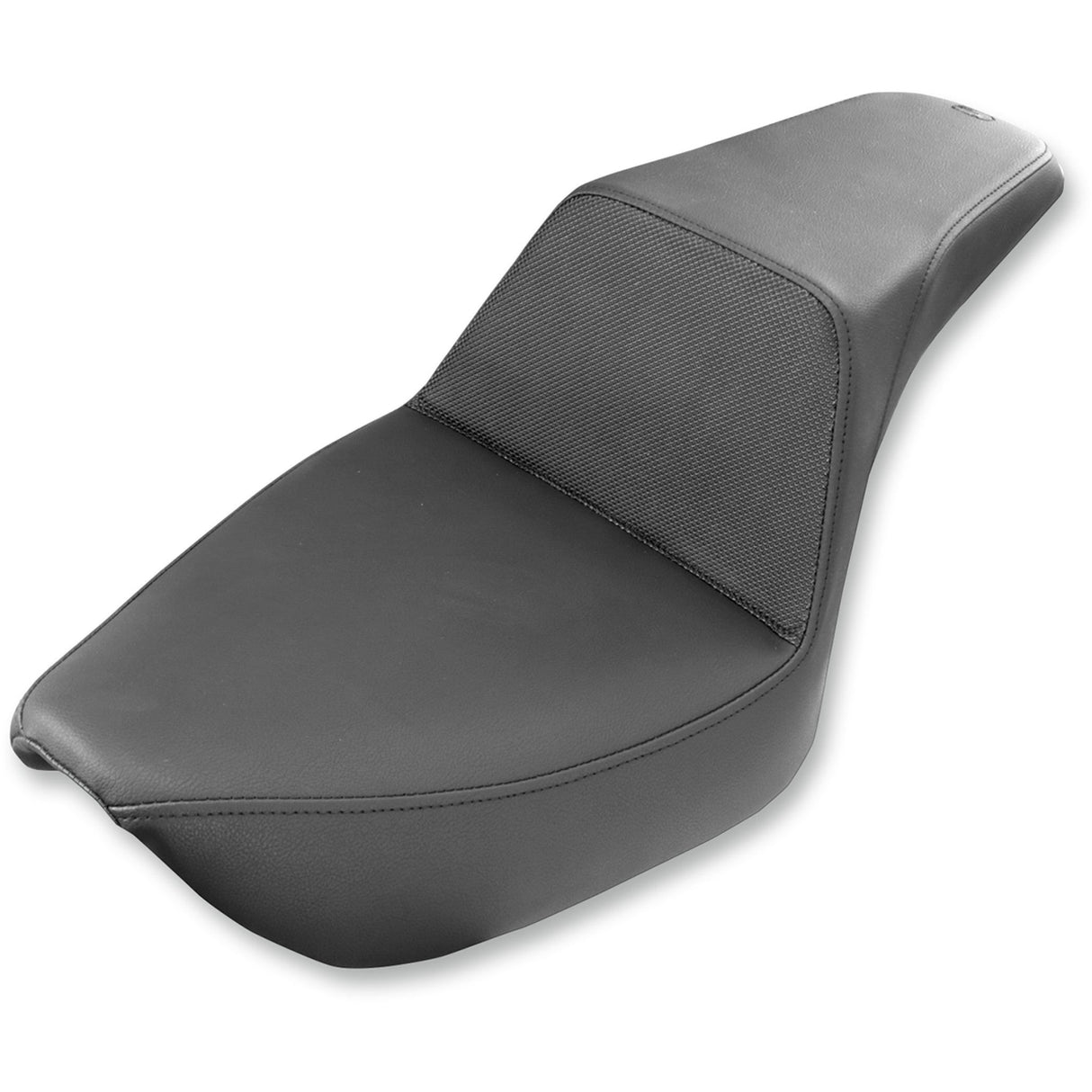 Saddlemen Step-Up Seat — Gripper Black - 896-04-174 For Harley Dyna 1996-2003
