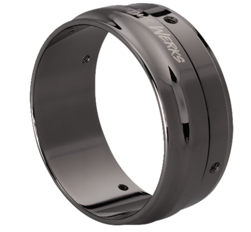 KHROME WERKS 1861-1780 201729P 4.5" Race End Cap Tip 4-1/2" - Eclipse