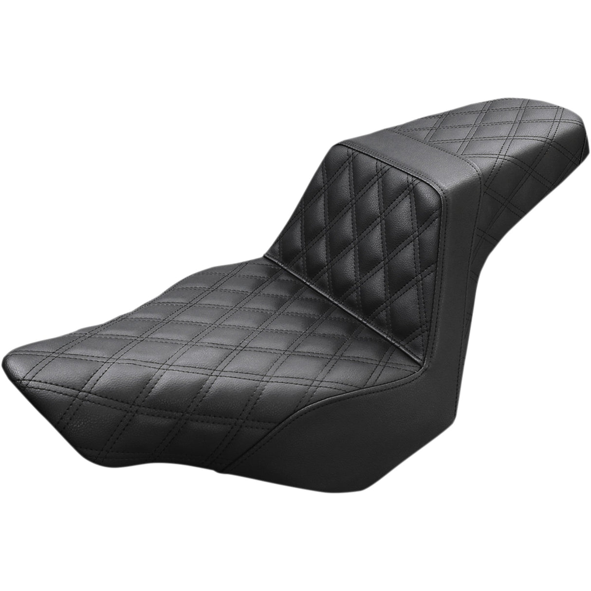 Saddlemen Step-Up Seat — Full Lattice Stitch Black Fxsb - 813-27-175 For Harley Breakout 2013-2017