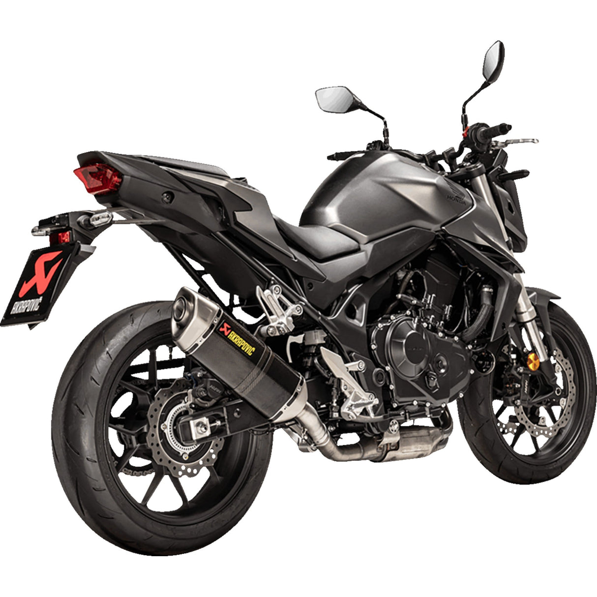 Akrapovic Slip-On Line Muffler - S-H7SO5-HRC Honda Hornet 2025