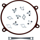 James Gasket Crankcase Saver Gasket Kit Rubber Coated Metal EVO - JGI-11125-XM For Harley Motorcycles 1984-2006
