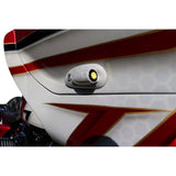 Paul Yaffe Bagger Nation Lightning Bullet Run Turn Signal Amber White Black - PYO:LB-RG-DRL-B For Harley Road Glide 2015-2023