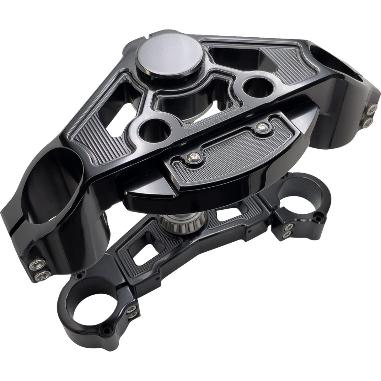 Arlen Ness Method® (+2”) Drop Triple Tree Kits Black + 2" - 130-007 For Harley Road Glide 2015-2024