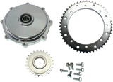 Harddrive 201408 Cush Drive Chain Conv Kit Chrome ` For Harley Touring 2017-2022