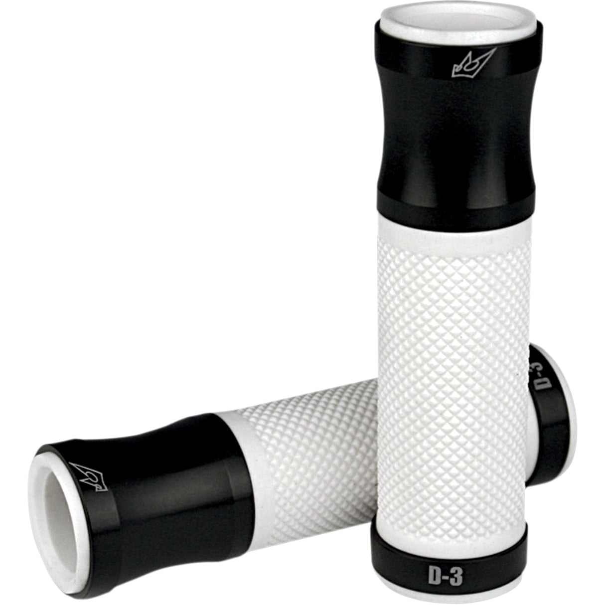 DRIVEN RACING 0630-0945 D3BK/WT 7/8" D3 Grips Grips - D3 - Black/White
